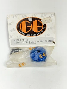 Golden Horizons GH 02093 Blue Aluminum Differential Case for HPI Savage RC Parts - Picture 1 of 4
