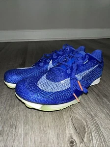 Nike Air Zoom Victory Racer Blue Track Spikes CD4385-400 Men's Sz 7 - Imagen 1 de 6