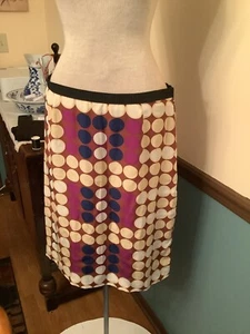 Marni At H&M Polka Dot Silk Skirt 12 EUC - Picture 1 of 4