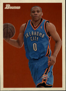 2009-10 Bowman 48 Oklahoma City Thunder Basketball Card #55 Russell Westbrook
