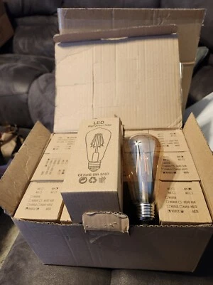 12-Pack LED Edison Bulb  Vintage Light Bulbs, Decorative LED 120V 4W - Image 1 of 2
