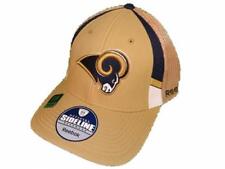 New Los Angeles Rams Mens Size S/M Reebok Tan Flex Fit Trucker Hat