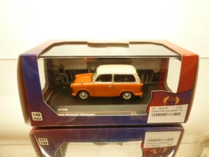 IST MODELS IST008 1959 TRABANT P50 KOMBI - ORANGE+BEIGE 1:43 - VERY GOOD IN BOX  - Picture 1 of 8