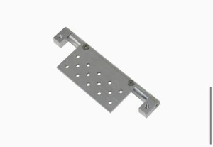 Soporte de etiqueta de matrícula de montaje debajo plateado universal para motocicleta - Imagen 1 de 3