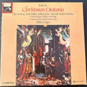 J S Bach Christmas Oratorio 3 BWV 248 Cassettes Box Set EMI HMV Vintage Free P&P - Picture 1 of 3