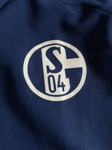 FC Schalke Vintage Adidas Soccer Football Jacket Training Track Top Size M Cover
