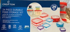 1 Crofton 24 Pc ,Food Storage Set,fast Shipping