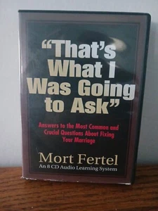 "That's What I Was Going To Ask" By  Mort Fertel With 8 CD'S - Picture 1 of 5