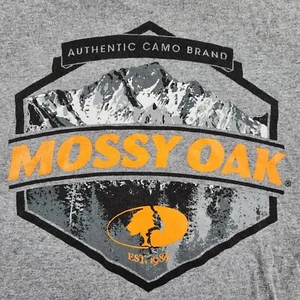 Mossy Oak Authentic Camo Gray Short Sleeve T-Shirt Men's M - Picture 1 of 7