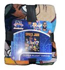 Space Jam Super Plush Throw Blanket (Looney Tunes) - 60” by 46”(Brand new)