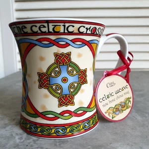 The Celtic Cross By Clara Bone China Coffee Tea Mug - Picture 1 of 6