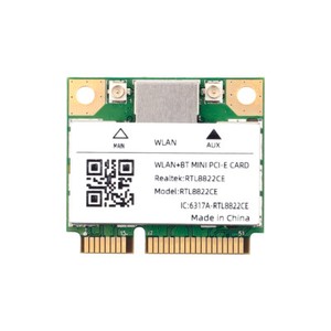 RTL8822CE Mini PCI-E Card 1200Mbps Dual Band 802.11AC Bluetooth 5.0 WiFi Adapter