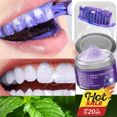 Dental Restoration Mineral Powder, Mineral Tooth Powder, Teeth Whitening-2025 - Image 1 of 4