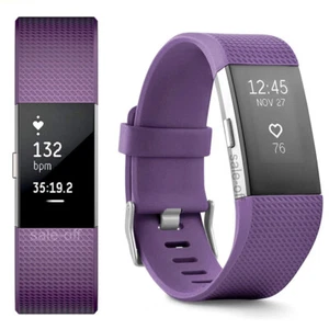 Fitbit Charge 2 Fitness Activity Heart Rate Monitor(With S & L Sizes Wristband) - Picture 1 of 10