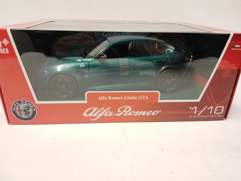 Burago Bu01446 Alfa Romeo - Giulia GTA 2020 - Green Montreal - Green Met - 1/18