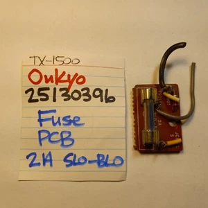 📈 ONKYO ⚡️ 25130396 FUSE PCB 2A SLO-BLO ⚡️ TX-1500 STEREO RECEIVER - Picture 1 of 4