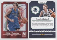 2012-13 Elite Status Red Die-Cut /41 Dirk Nowitzki #4 HOF