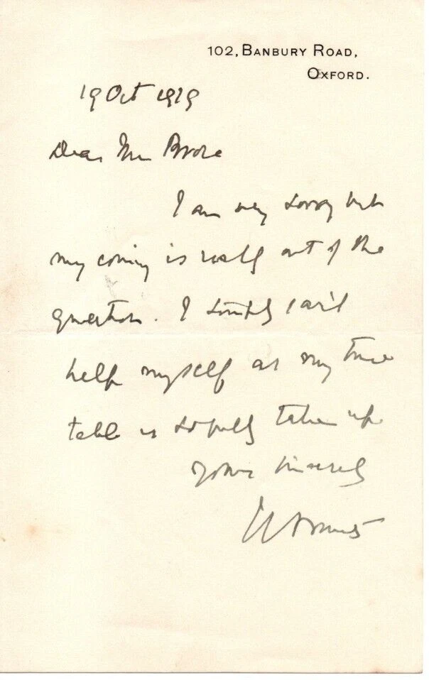 Field Marshall Jan Smuts Original Hand Signed Handwritten Letter COA AFTAL - Image 1 of 4