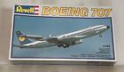 Vintage REVELL Boeing 707 1982  GERMANY LUFTHANSA Kit # 4202 Factory Sealed