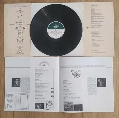 ANDRE NAVARRA Lalo Concerto Cello HUGUETTE FERNANDEZ FRENCH ERATO LDE 3383 LP  - Photo 1/4