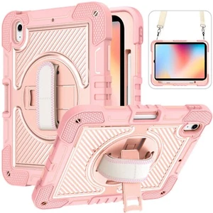 Heavy Duty Shockproof Stand Case For iPad 7th 8th 9th 10th 11th ( A16) Gen 10.2" - Picture 1 of 59