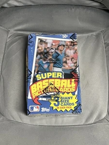1985 Topps Super Baseball Unopened Box-24 Packs! Sandberg! BBCE Authenticated! - Picture 1 of 2