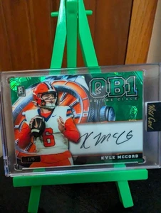 2024 Wild Card 🔥QB 1 ON THE CLOCK🔥 Kyle McCord (RC) 💢AUTO💢 - Foto 1 di 1