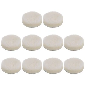 10pcs Wool Buffing Pads 3 inch Polishing Pad Polishing Buffing Pad Hook and Loop - Picture 1 of 6