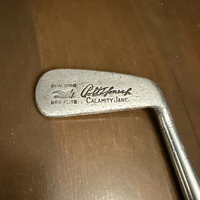 Original Hickory Putter Spalding Kroflite Bobby Jones Calamity Jane Putter 34” - Image 1 of 4