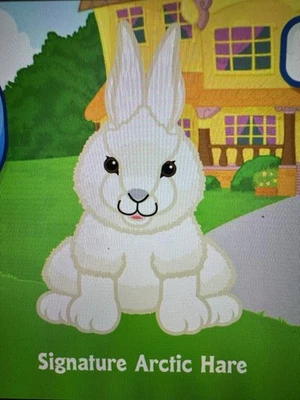 Webkinz Classic Signature Arctic Hare Bunny Rabbit CODE ONLY - Image 1 of 3