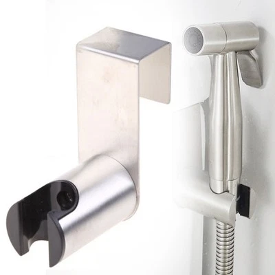Stabiler Duschkopfhalter aus Edelstahl für Bidetbrause einfache Installation - Bild 1 von 4