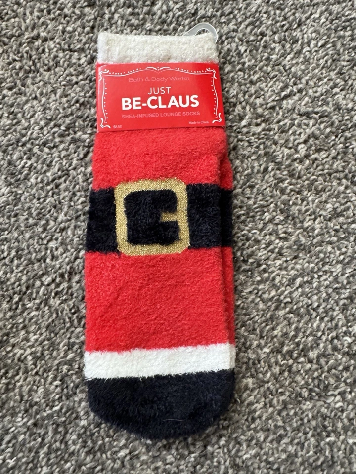 🎅🎅Bath & Body Works Nuevos con Etiquetas Just Be-Claus Calcetines de Salón con Infusión de Karité Súper Raros🎅🎅 Foto 1 de 3