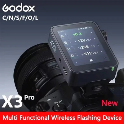 Godox  X3 PRO X3Pro C/N/F/S/O/L 2.4G TTL HSS Wireless Flash Trigger Transmitter - Image 1 of 4