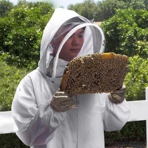 Bee Keeping SUIT White COTTON Fencing Veil Beekeeping Apiary & Wasp Protection - Picture 1 of 26