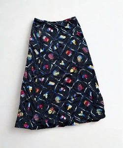 Coldwater Creek Maxi Skirt Sz Med USA Teacher Prairie Cottagecore Country Boho - Picture 1 of 5