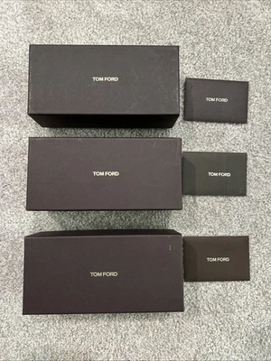 Three Tom Ford Sunglasses Boxes And Authenticity Cards - Image 1 of 3