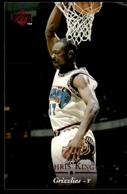 1995-96 Upper Deck Chris King Vancouver Grizzlies #312 - Image 1 of 2