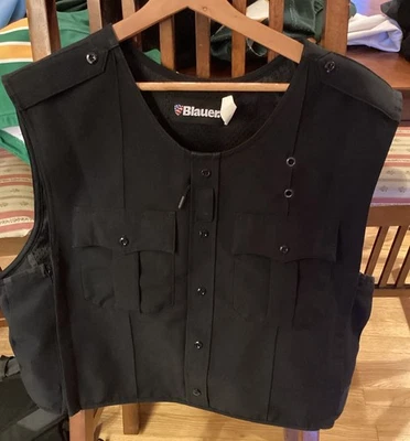 Blauer Armorskin 8360XP Navy Blue  Vest Cover Men's Size Large-XL - Image 1 of 4