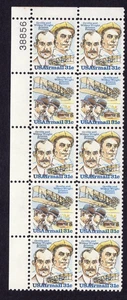 Scott #c92a (c91) Wright Brothers AirMail Plate Block of 10 Stamps - MNH P#38856 - Picture 1 of 1