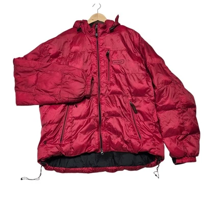 Chaqueta Polo Sport Ralph Lauren roja acolchada para hombre XL con capucha cremallera Foto 1 de 4