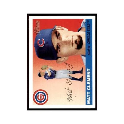 Topps Heritage 2004 Matt Clement Cubs #61 Foto 1 de 3