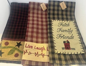 Juego de 3 toallas de plato Park Designs Country Decor nuevas con etiquetas - Imagen 1 de 4