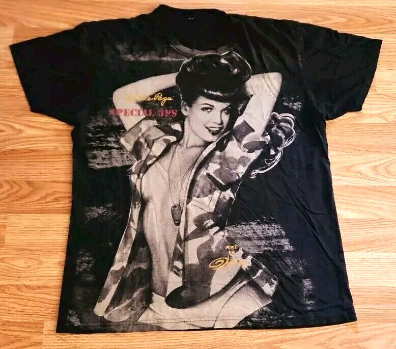 激レア 90s bettie page ビンテージ Tシャツ ベティ ペイジ 古着 00s