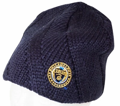 Philadelphia Union MLS Soccer - Dark Blue Beanie Cap - One Size Fits Most 2012 - Image 1 of 4