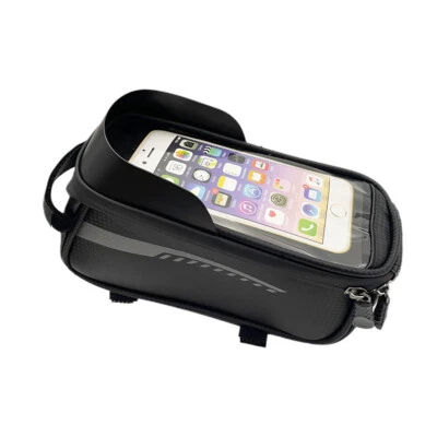 Bicycle Cycling Bike Front Top Tube Frame Bag Waterproof Phone Holder - Image 1 of 4