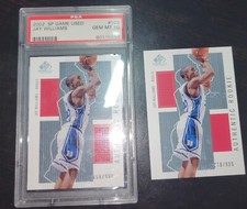 2002-03 Jay Williams, 2 SP Game Used, 1 PSA 10, 1 RAW