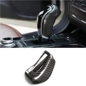Dry Carbon Fiber Car Gear Shift Knob Trims For Levante Ghibli Quattroporte - Picture 1 of 7
