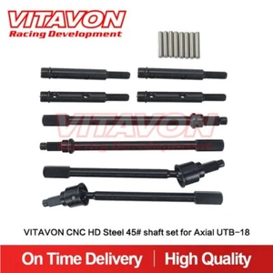 Vitavon CNC HD Steel 45# shaft set for Axial UTB-18 - Picture 1 of 3