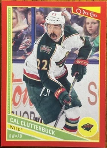 2013-14 O-Pee-Chee Red Cal Clutterbuck #112 Minnesota Wild - Picture 1 of 2