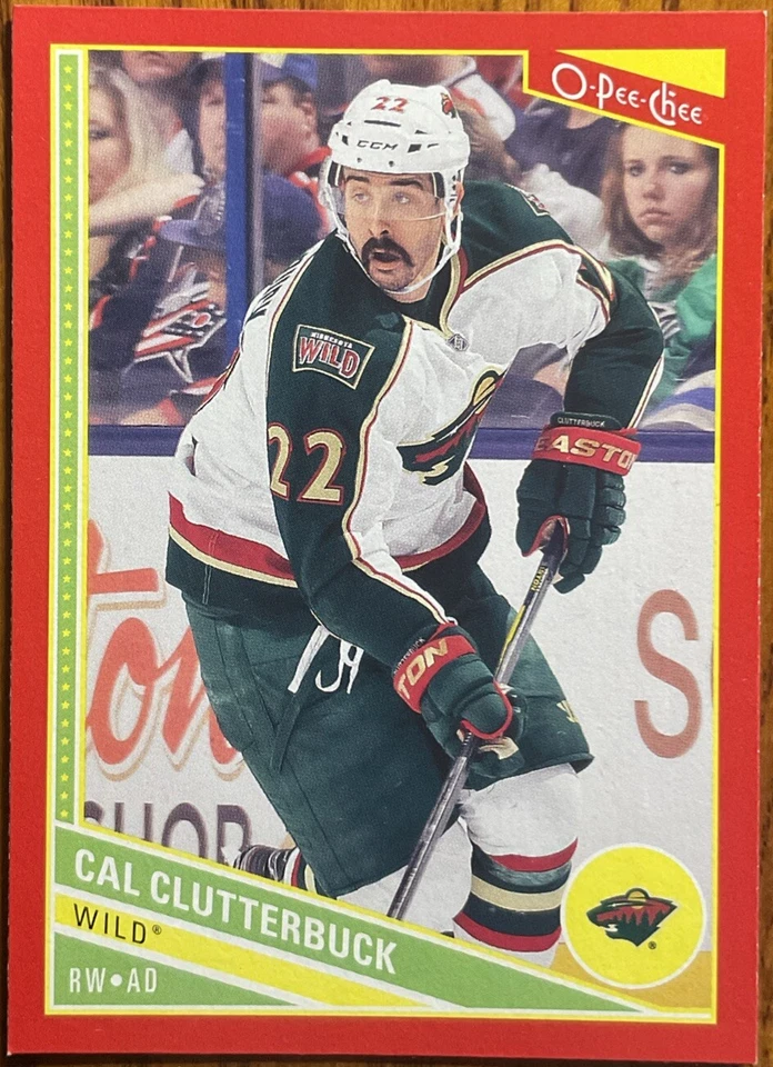 2013-14 O-Pee-Chee Red Cal Clutterbuck #112 Minnesota Wild - Image 1 of 2